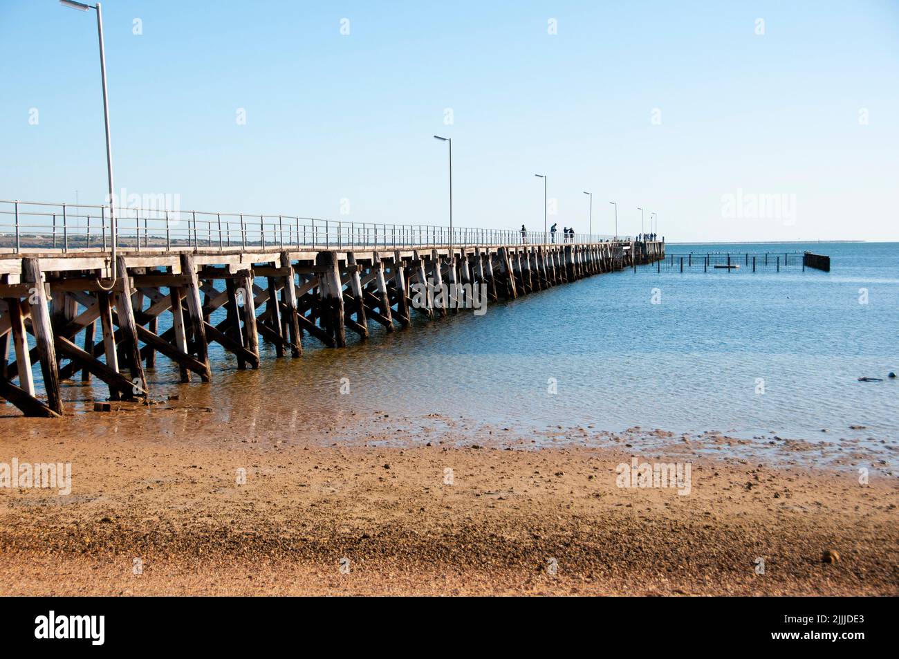 Steg in Ceduna - South Australia Stockfoto