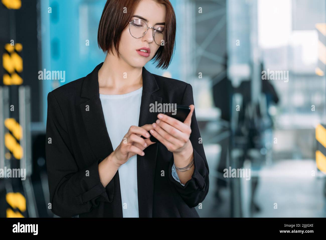 Unternehmen Führung arrogante Schönheit Business Frau Stockfoto