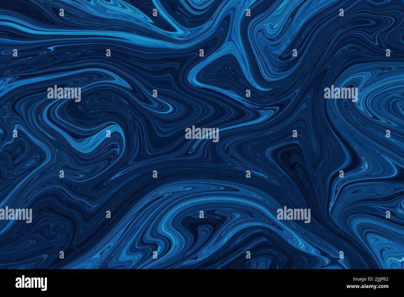 Blue Galaxy und metallische abstrakte flüssigen Marmor, elegante Textur Hintergrund. Luxus und einfache Hintergrund, Liquid Marmor Design abstraktes Gemälde Dunkel Stockfoto