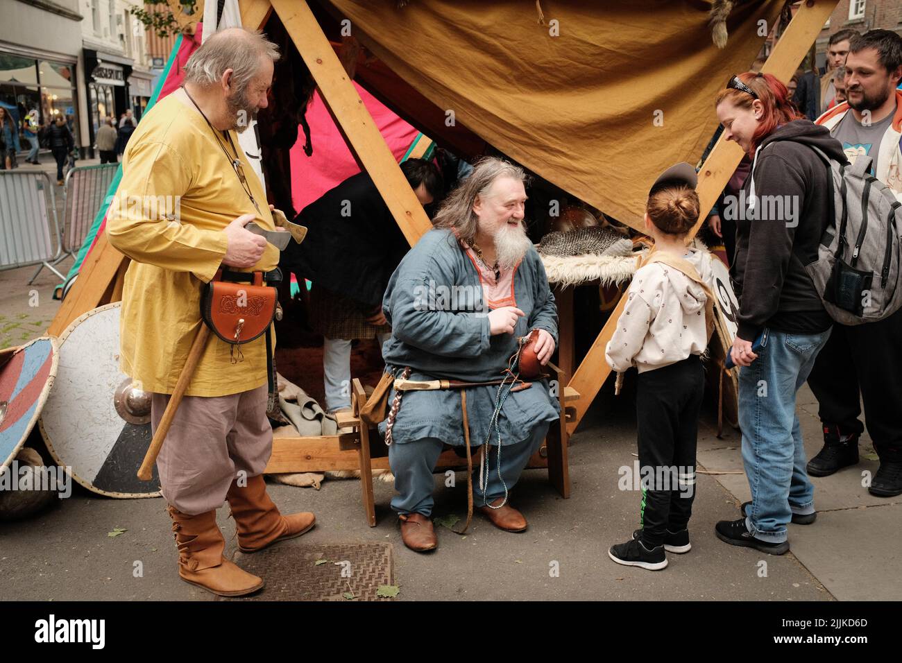 Jorvik Viking Festival in York, England, Mai 2022 Stockfoto