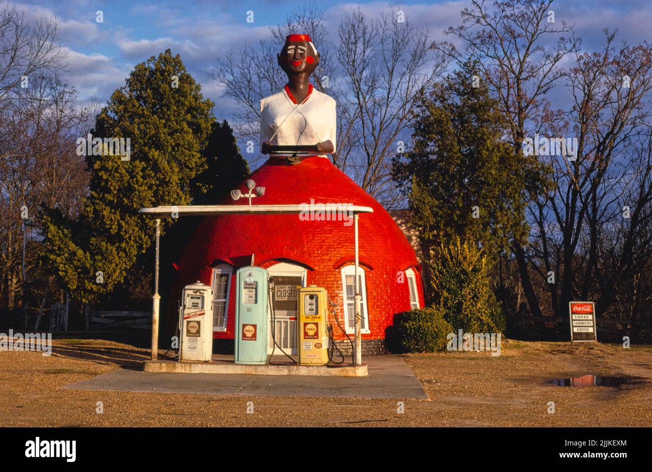 John Margolies - Mammy's Cupboard, Winkelansicht, Route 61, Natchez, Mississippi - 1979 Stockfoto