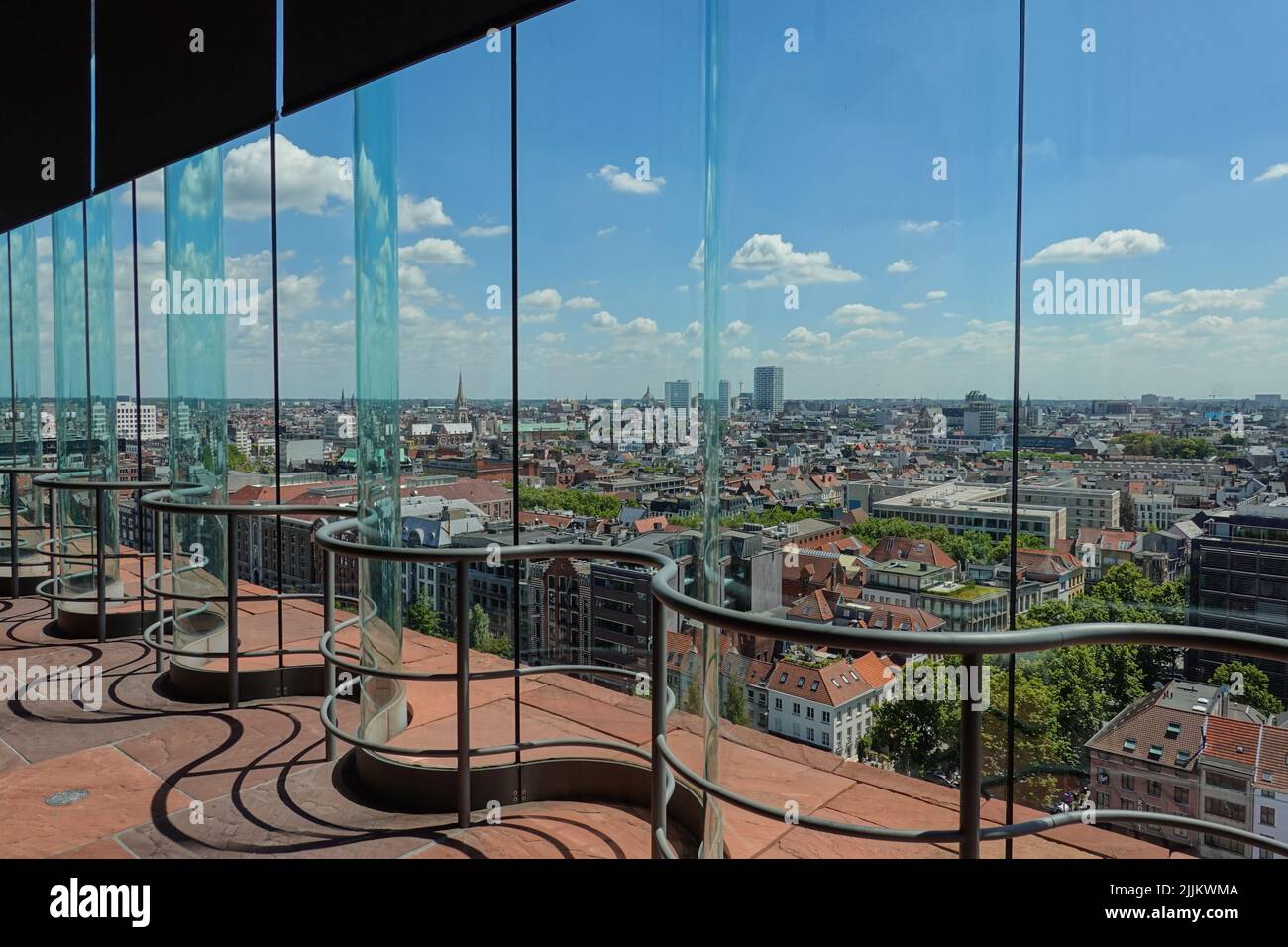 Antwerpen, Museum aan de Stroom, Neutelings Riedijk Architects // Antwerpen, Museum aan de Stroom, Neutelings Riedijk Architects Stockfoto