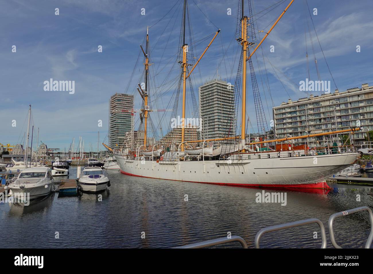 Belgien, Oostende, Hafen // Belgien, Oostende, Hafen Stockfoto