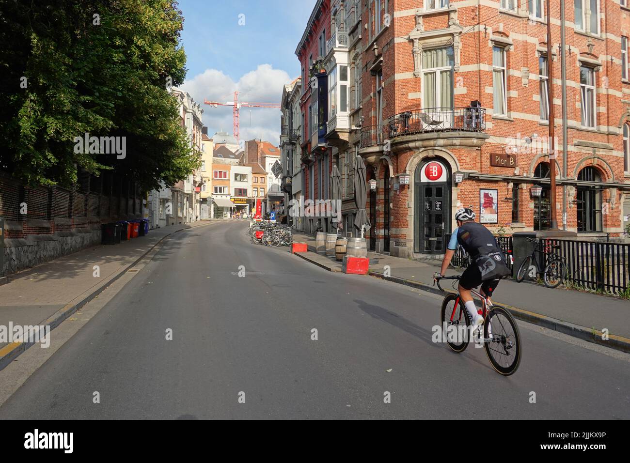 Gent, Verkehrsberatung // Gand, Traffic Calming Stockfoto