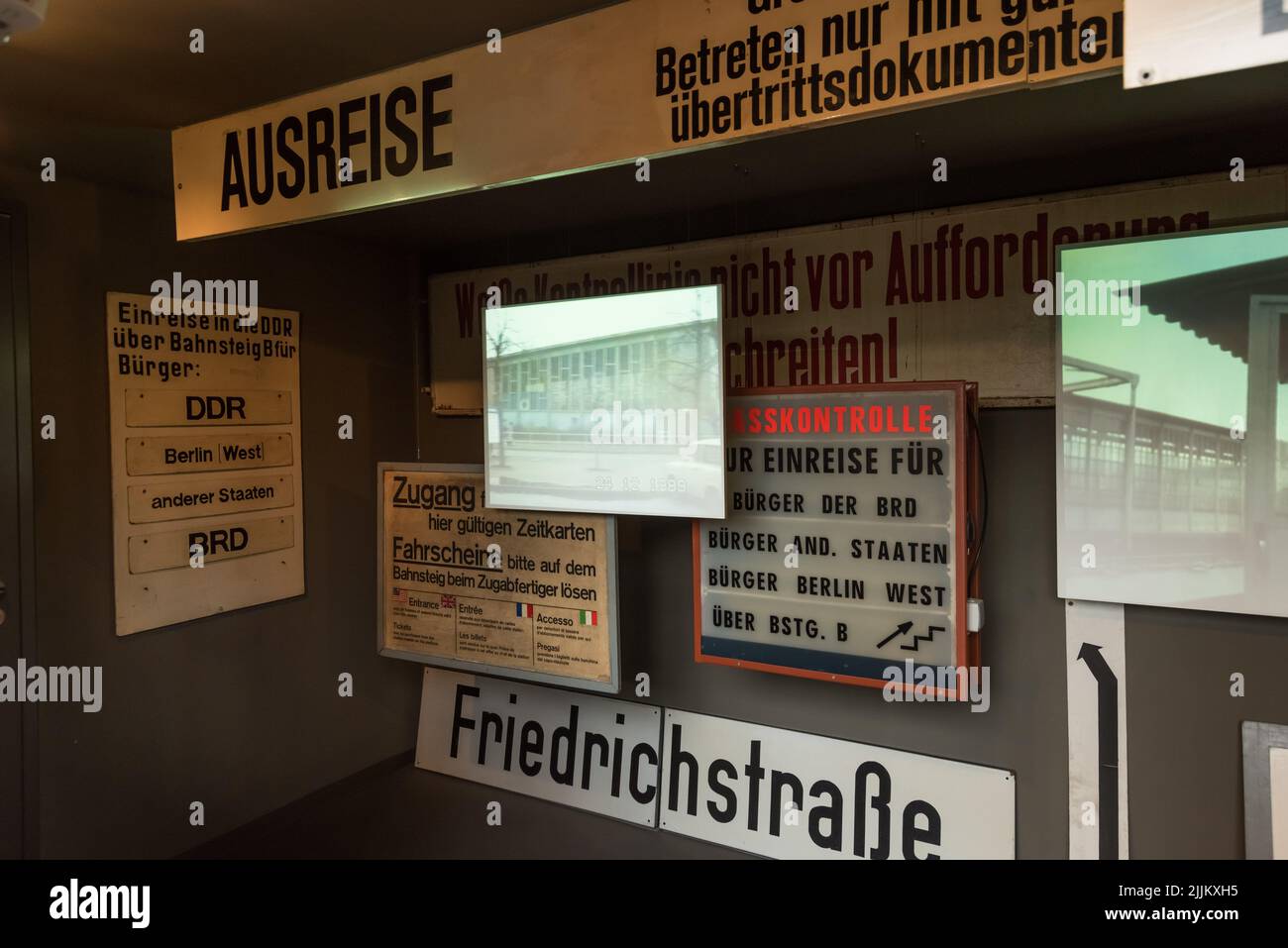 Berlin, Tränenpalast // Berlin, Tränenpalast Stockfoto