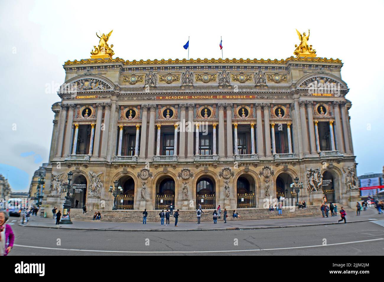 Pariser Oper (Opera National de Paris) alias Palais Garnier in Paris, Frankreich. Stockfoto