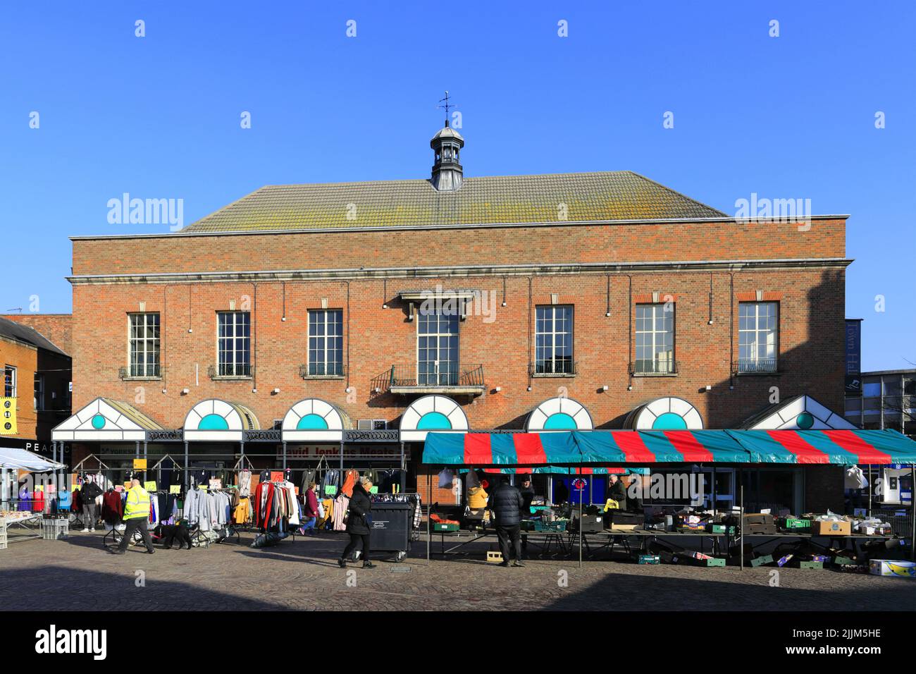 Das Rathaus in der Stadt Gainsborough, Lincolnshire County, England, Großbritannien Stockfoto