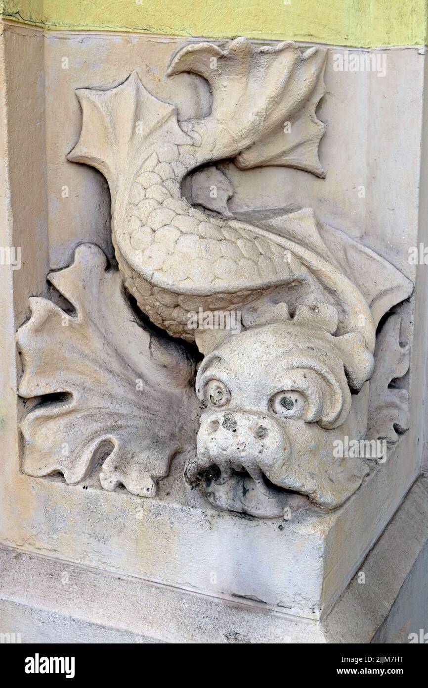 Crossfields Fabrik in Warrington Eingang, Steinsteinwerk, Liverpool Road, Warrington, Cheshire, England, Großbritannien, WA1 Stockfoto