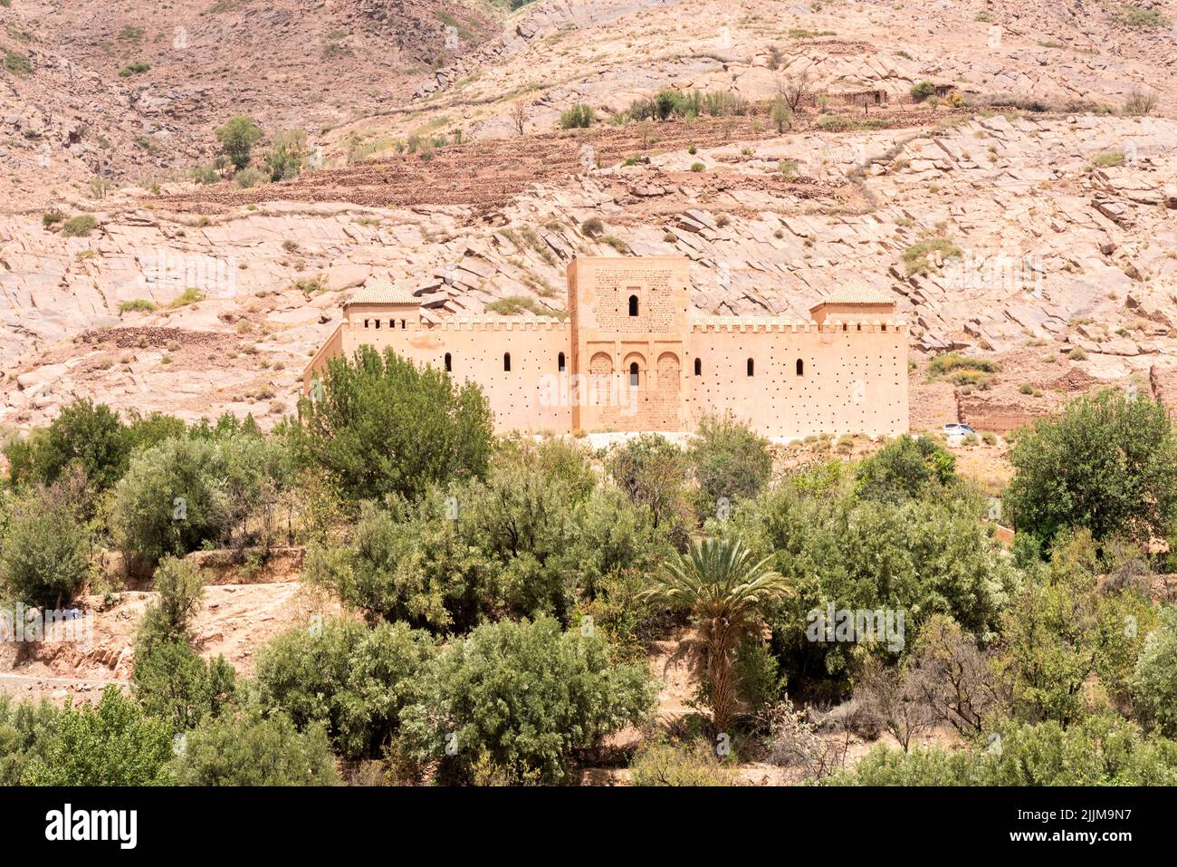 Panorama der TinMal Moschee - Marokko Stockfoto