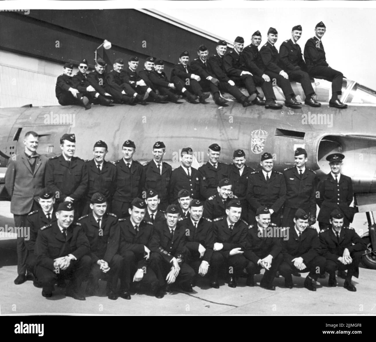 F6 Karlsborg 1966/67? Zweite Division, zweite Firma. Stockfoto