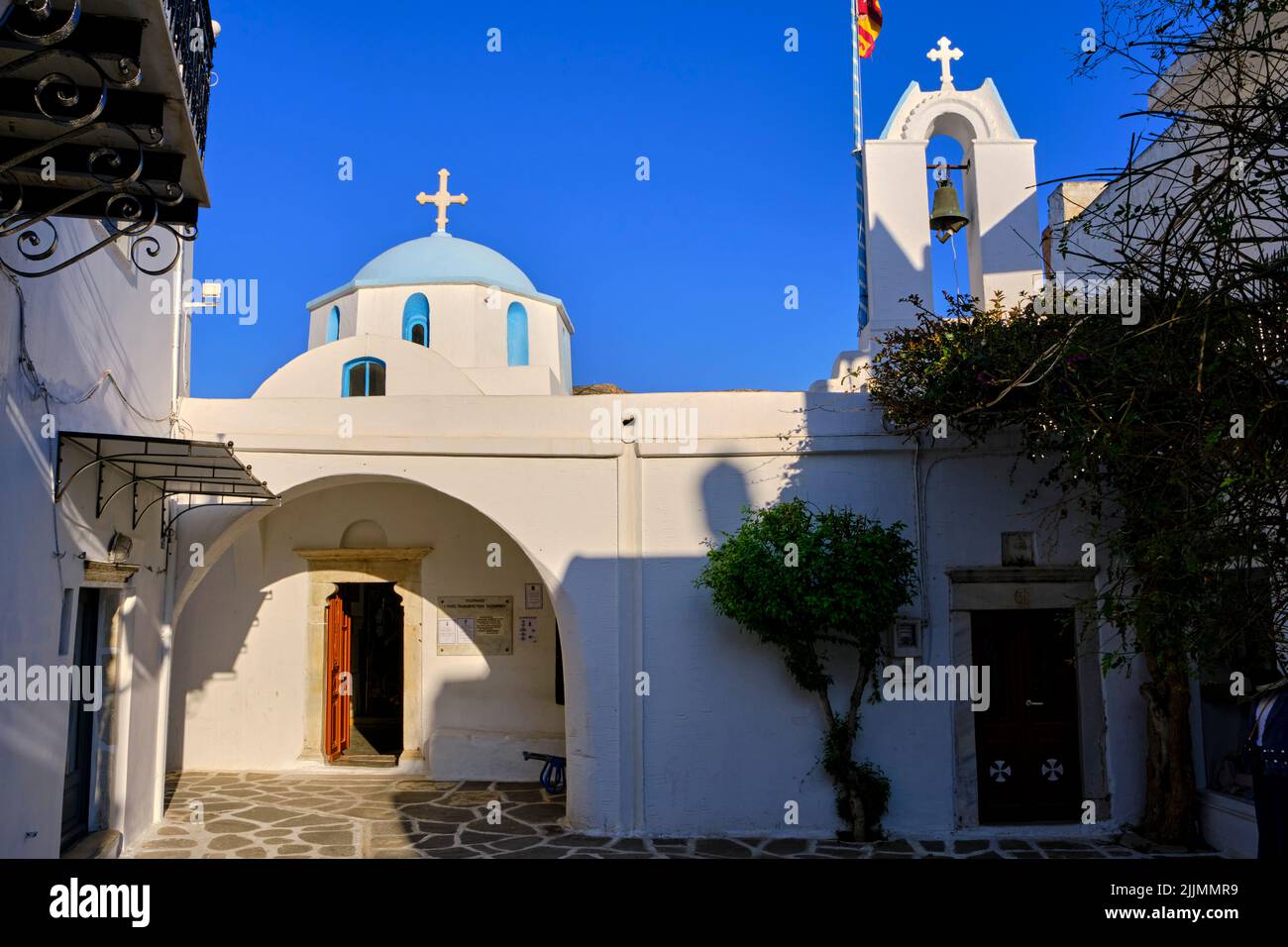 Griechenland, Kykladen, Insel Paros, Parikia (Chora) Stockfoto