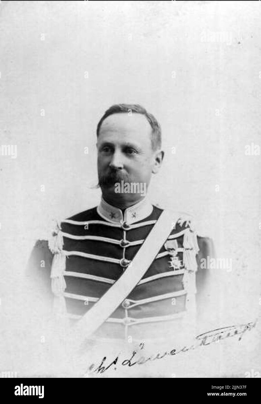 Porträt des Fahrermeisters Charles Adam Sixten Casimir Eric Lewenhaupt Stockfoto