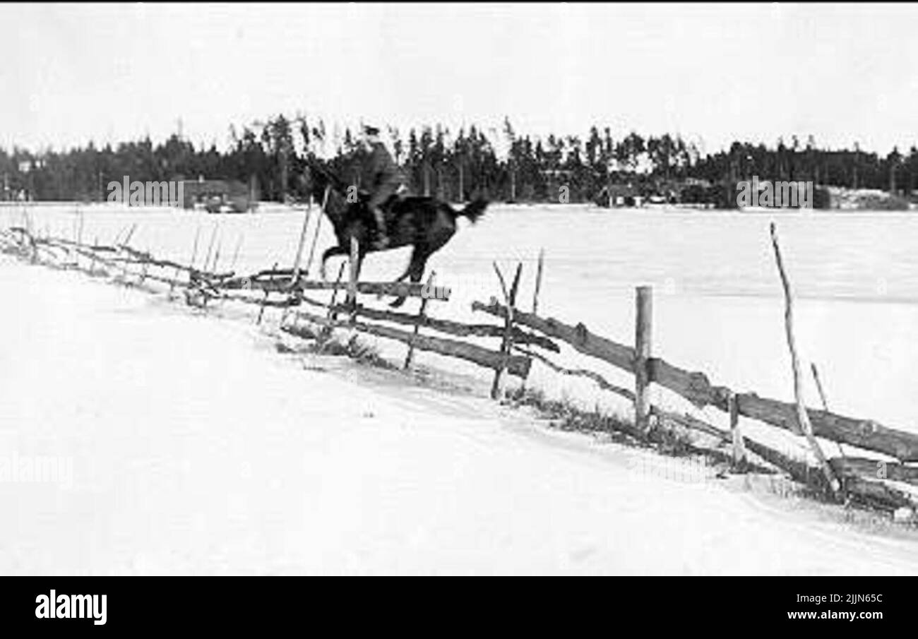 Geländefahrten im Winter Stockfoto