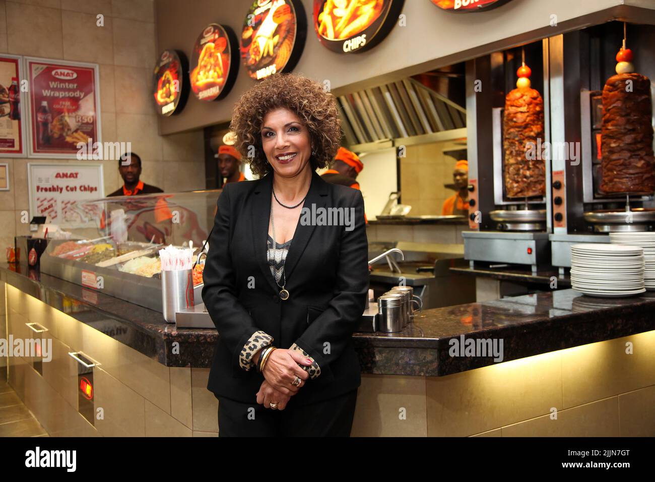 Anat Apter, Fast Food Take-out-Kette und Unternehmer Stockfoto