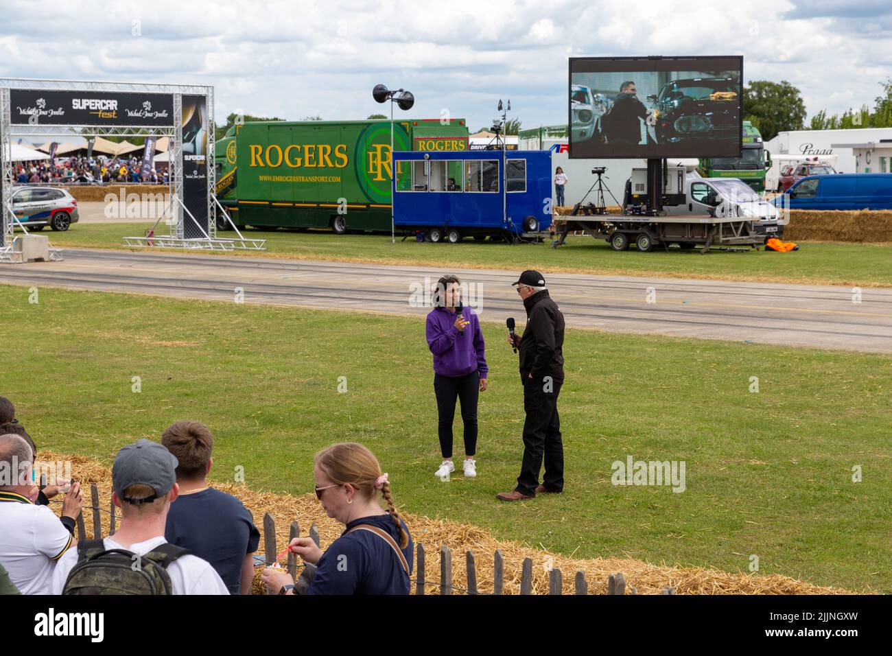 Supercar Fest die Start- und Landebahn 2022 Stockfoto