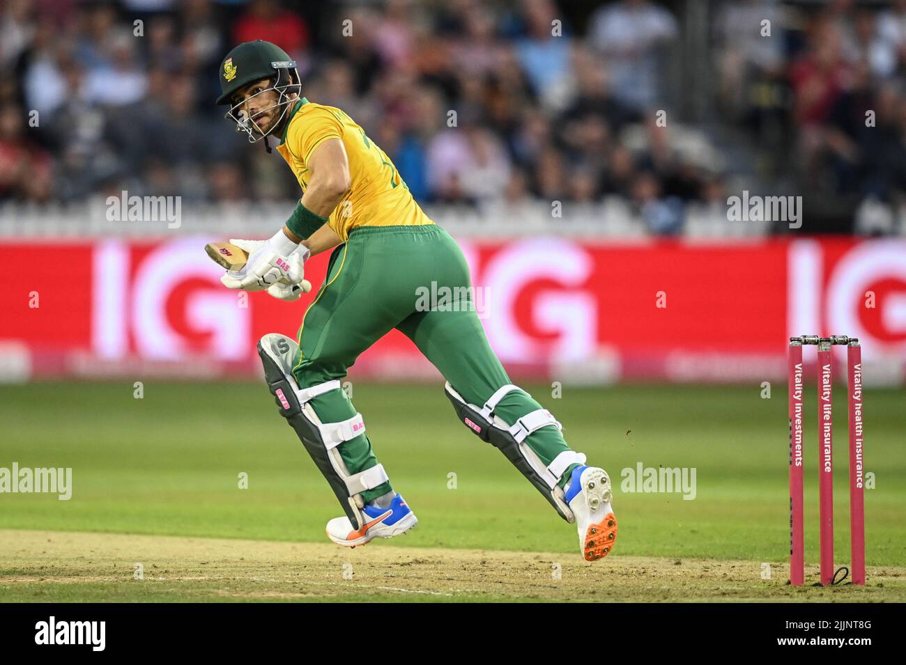 Bristol, Großbritannien. 27.. Juli 2022. Reeza Hendricks aus Südafrika in Aktion während des Spiels Credit: News Images LTD/Alamy Live News Stockfoto