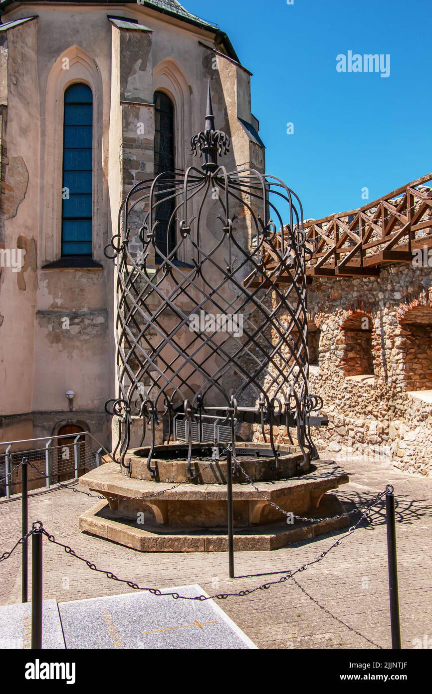 Nitra, Slowakei - 06.12.2022: Burg in der Stadt Nitra, Slowakei. Wir wünschen uns alles gute auf der Spitze von Nitra Grad. Stockfoto Nitra, Slowakei - 06.12.2022: Burg in der Stadt Nitra, Slowakei. Wir wünschen uns alles gute auf der Spitze von Nitra Grad. Stockfoto