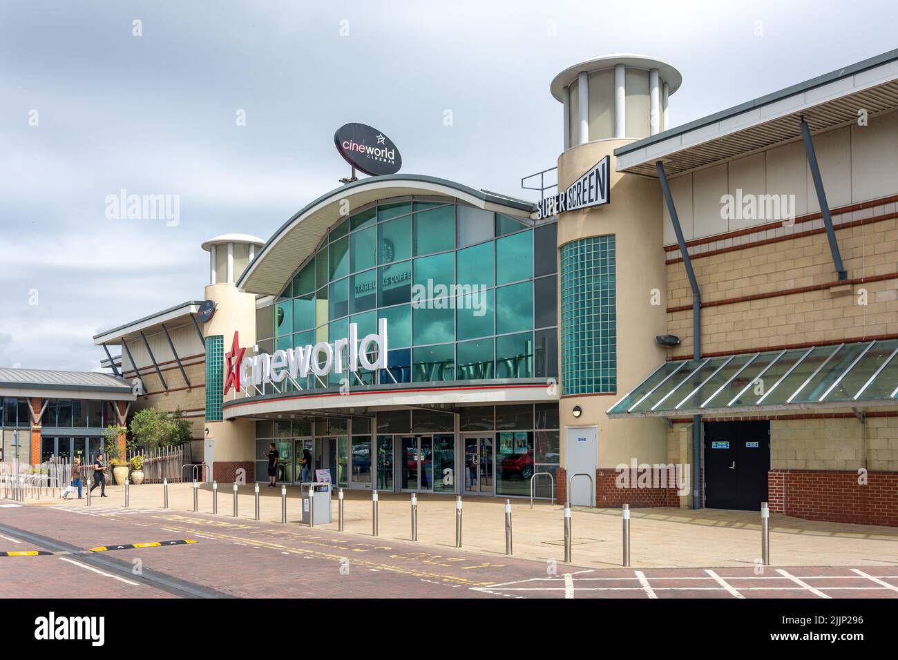 Cineworld Multiplec Cinema, Boldon Leisure Park, Boldon Colliery, Tyne and Wear, England, Vereinigtes Königreich Stockfoto