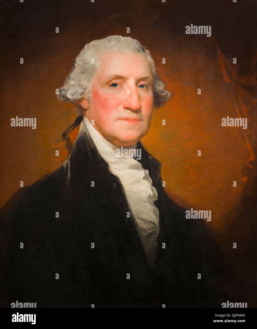 GILBERT STUART (1755-1828) GEORGE WASHINGTON (1732-1799) [1795] THE NATIONAL GALLERY OF ART WASHINGTON DC USA Stockfoto