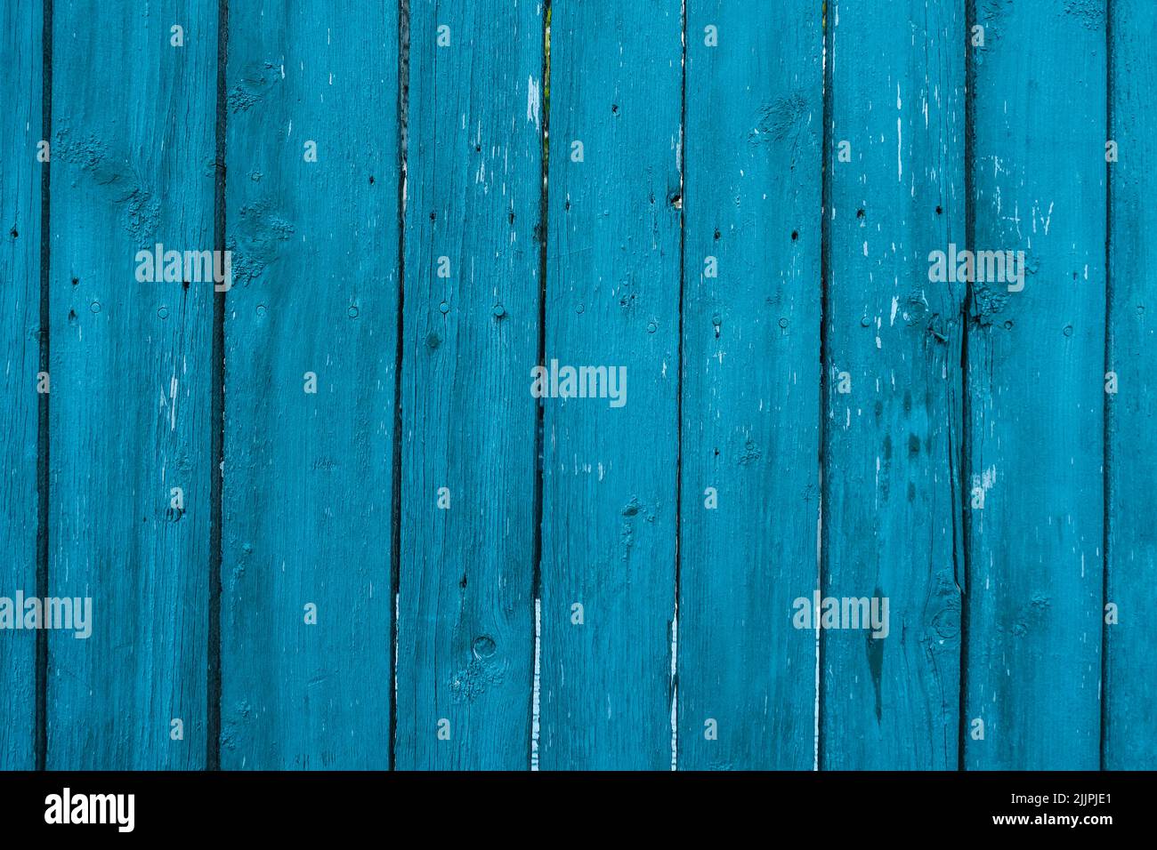 Eine blaue strukturierte Holzoberfläche Stockfoto