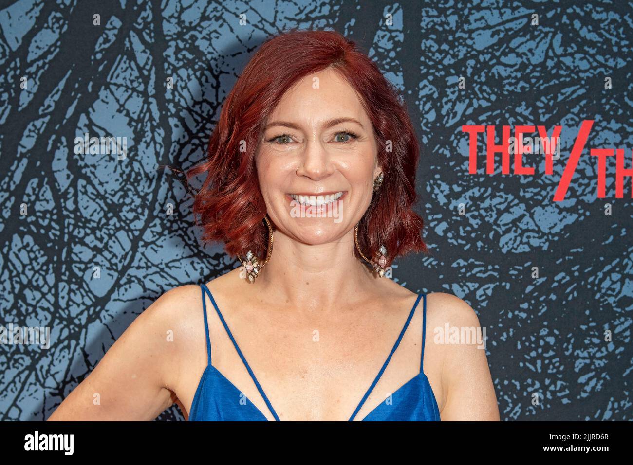 NEW YORK, NEW YORK - 27. JULI: Carrie Preston nimmt an der New Yorker Premiere im Studio 525 am 27. Juli 2022 in New York City Teil. Stockfoto