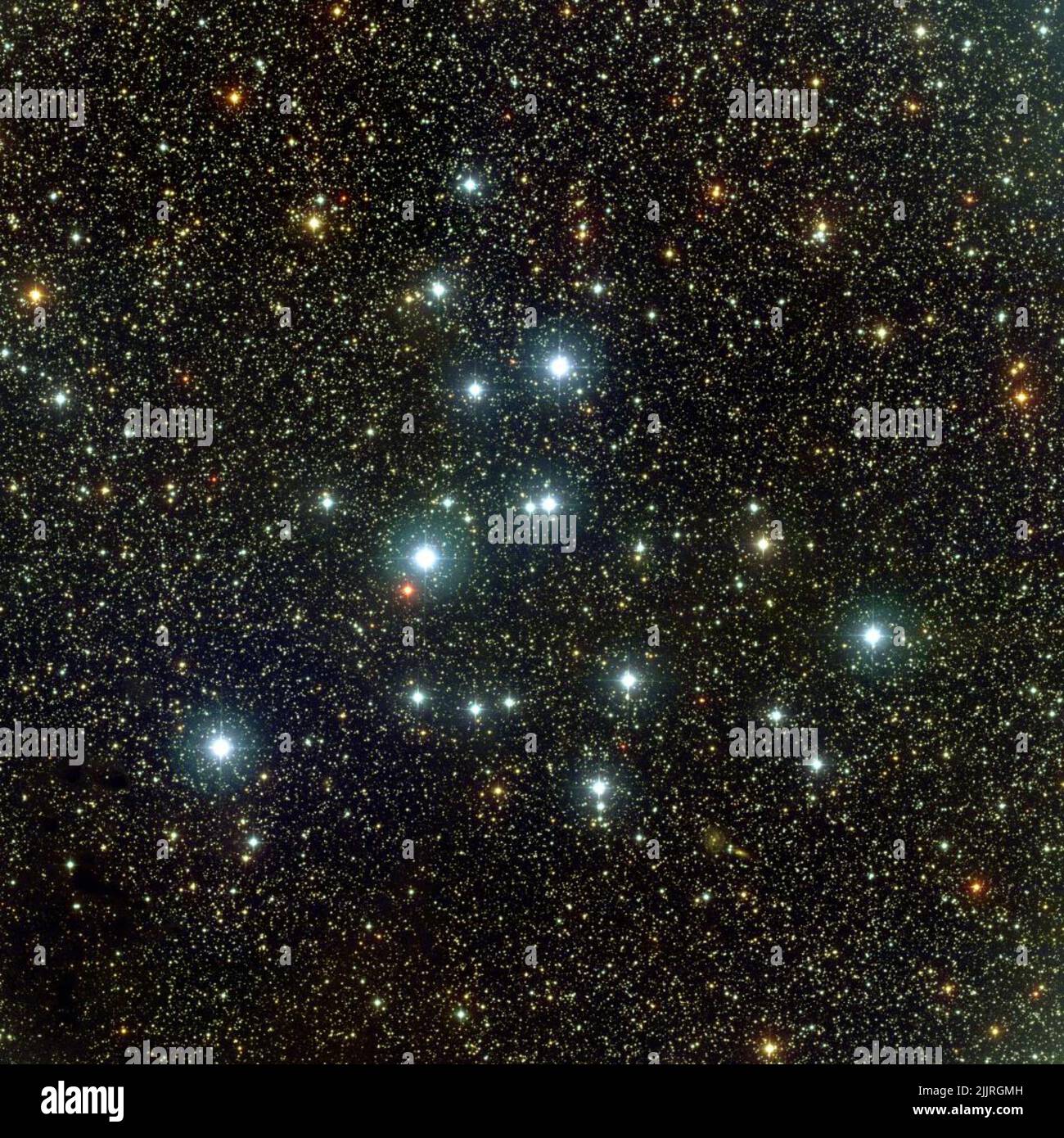 Offener Sternhaufen, M39 NGC 7092, in der Konstellation Cygnus. Elemente dieses Bildes wurden von der NASA eingerichtet Stockfoto