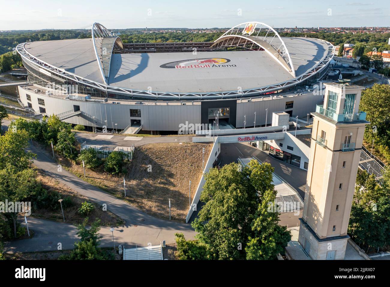 Leipzig, Deutschland. 27.. Juli 2022. Blick Auf Die Red Bull Arena ...