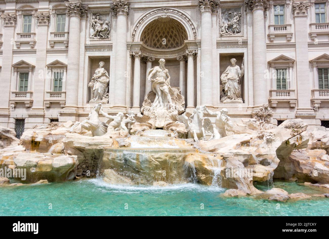Der Trevi-Brunnen, Rom, Italien, Europa Stockfoto