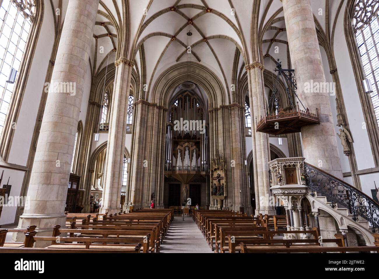 Das Innere einer Kathedrale in Deutschland Stockfoto