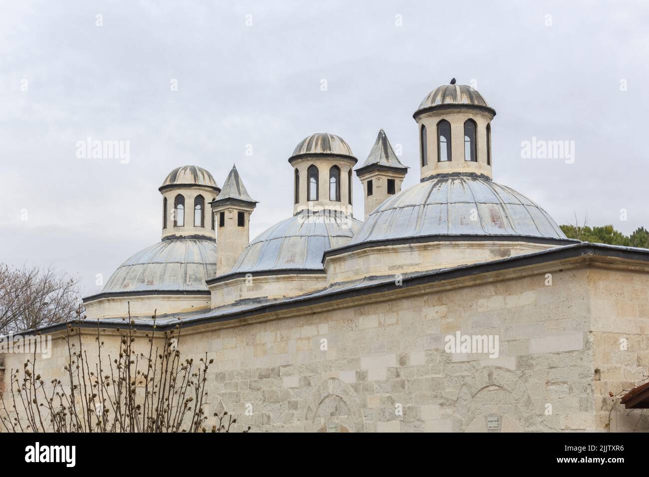Der Komplex von Sultan Bayezid II, einem Krankenhausmuseum der Trakya Universität in Edirne, Türkei. Stockfoto