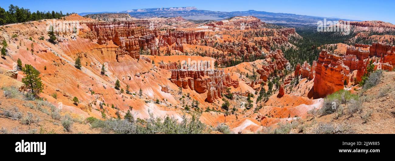 Blick Auf Den Agua Canyon. Bryce Canyon National Park. Utah. USA Stockfoto