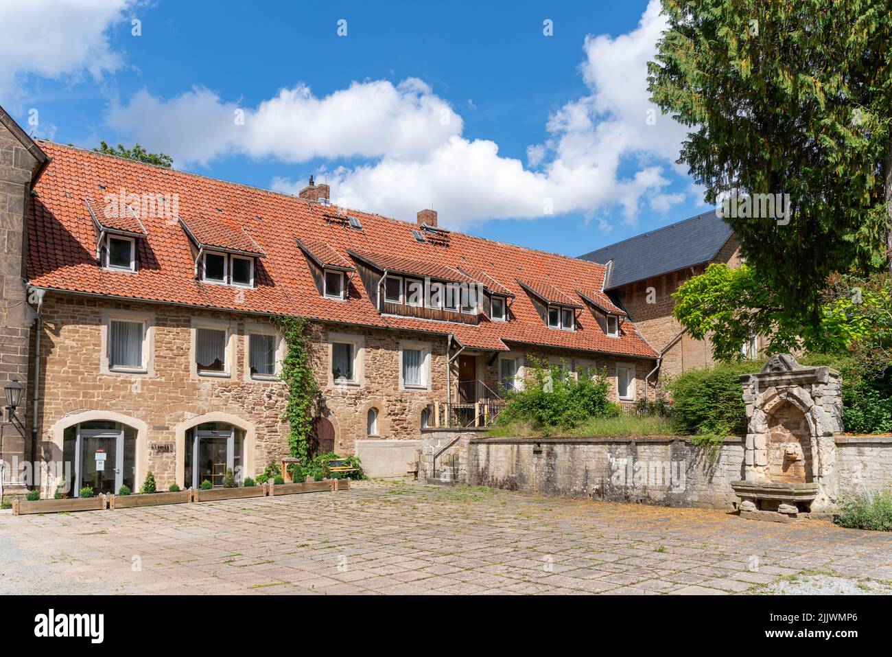 Wildromantisches Ausflugsziel Kloster und Schloss Ilsenburg. Deutschland Stockfoto