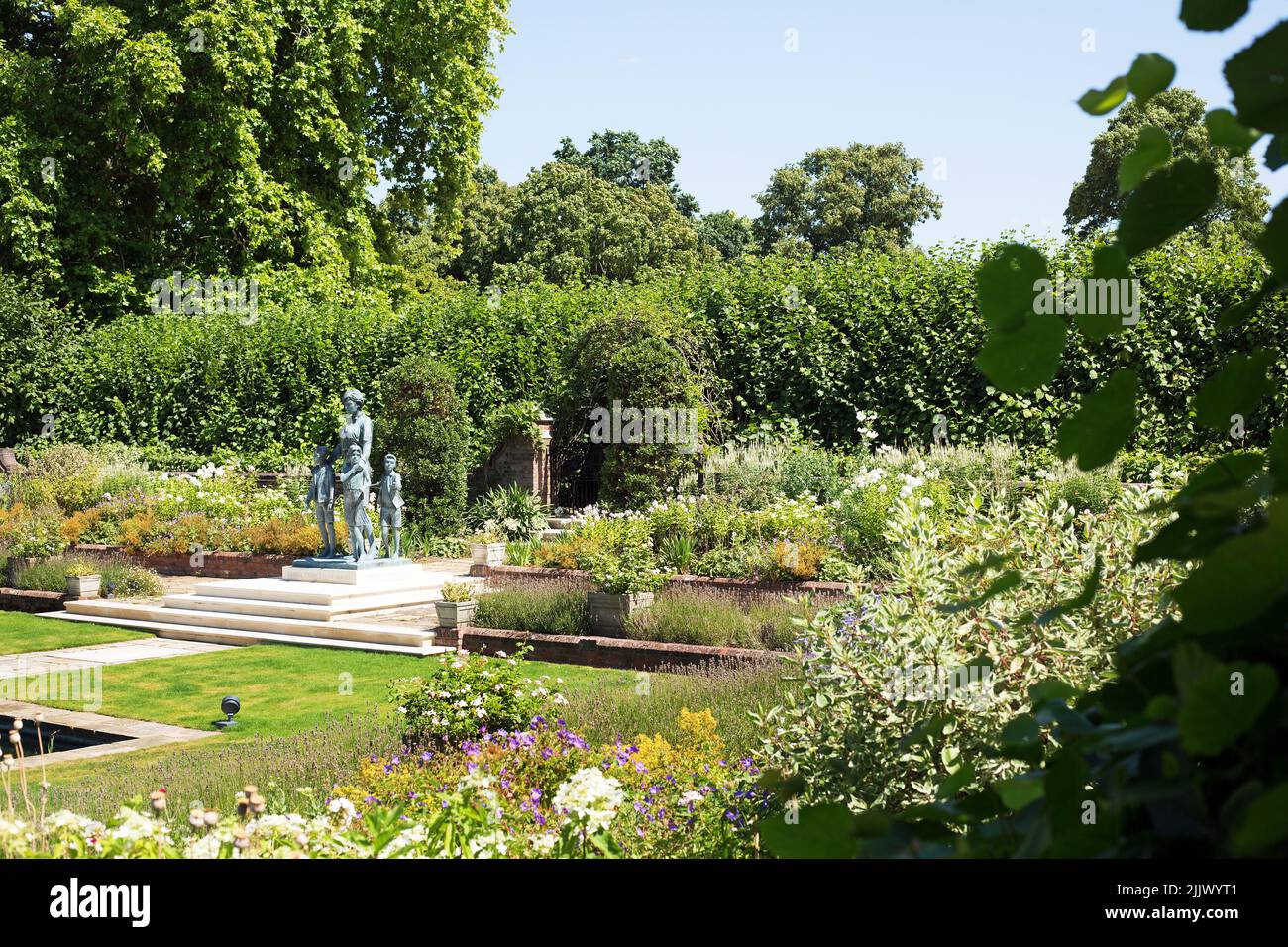 Sunken Gardens im Kensington Palace Stockfoto