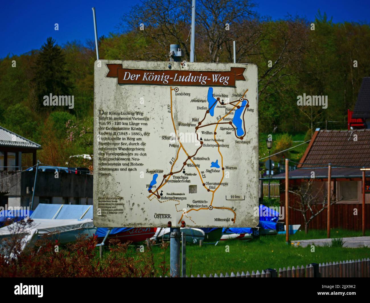 Freizeitaktivitäten, Starnbergersee Starnberger See, Bayern, Deutschland Stockfoto