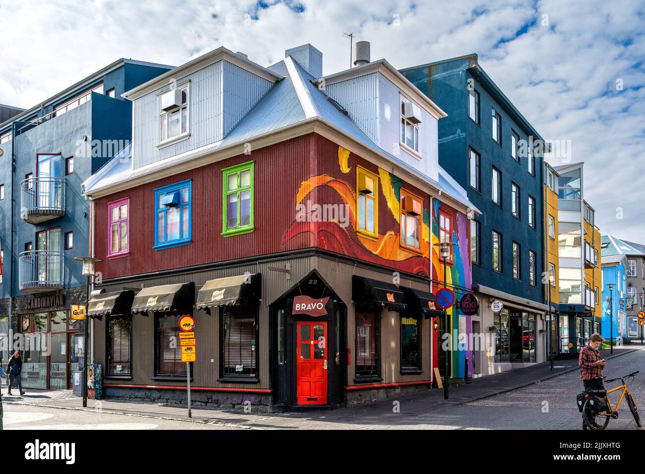 Reykjavík, Island 1. Juli 2022 Landschaftsansicht von Bravo, einer