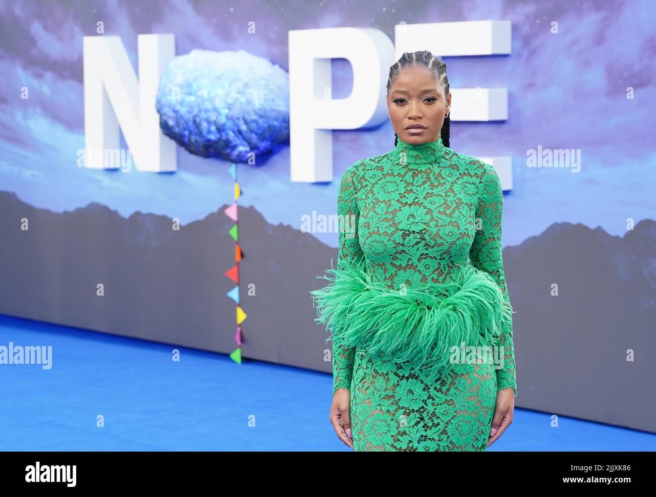 Keke Palmer bei der britischen Premiere von Nope auf dem Odeon Leicester Square in London. Bilddatum: Donnerstag, 28. Juli 2022. Stockfoto