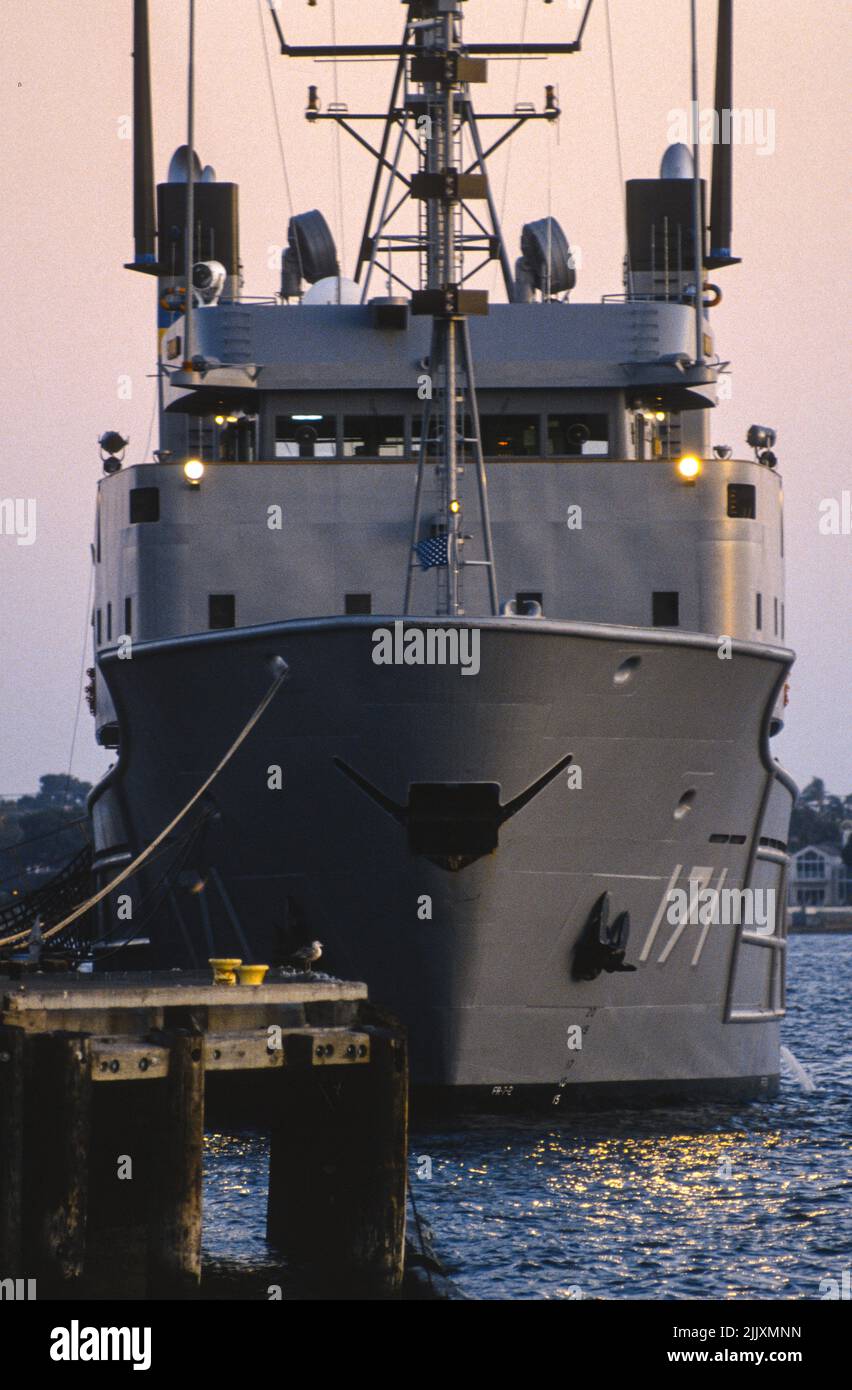 USNS Sioux ist an den Hafen von San Diego gebunden Stockfoto