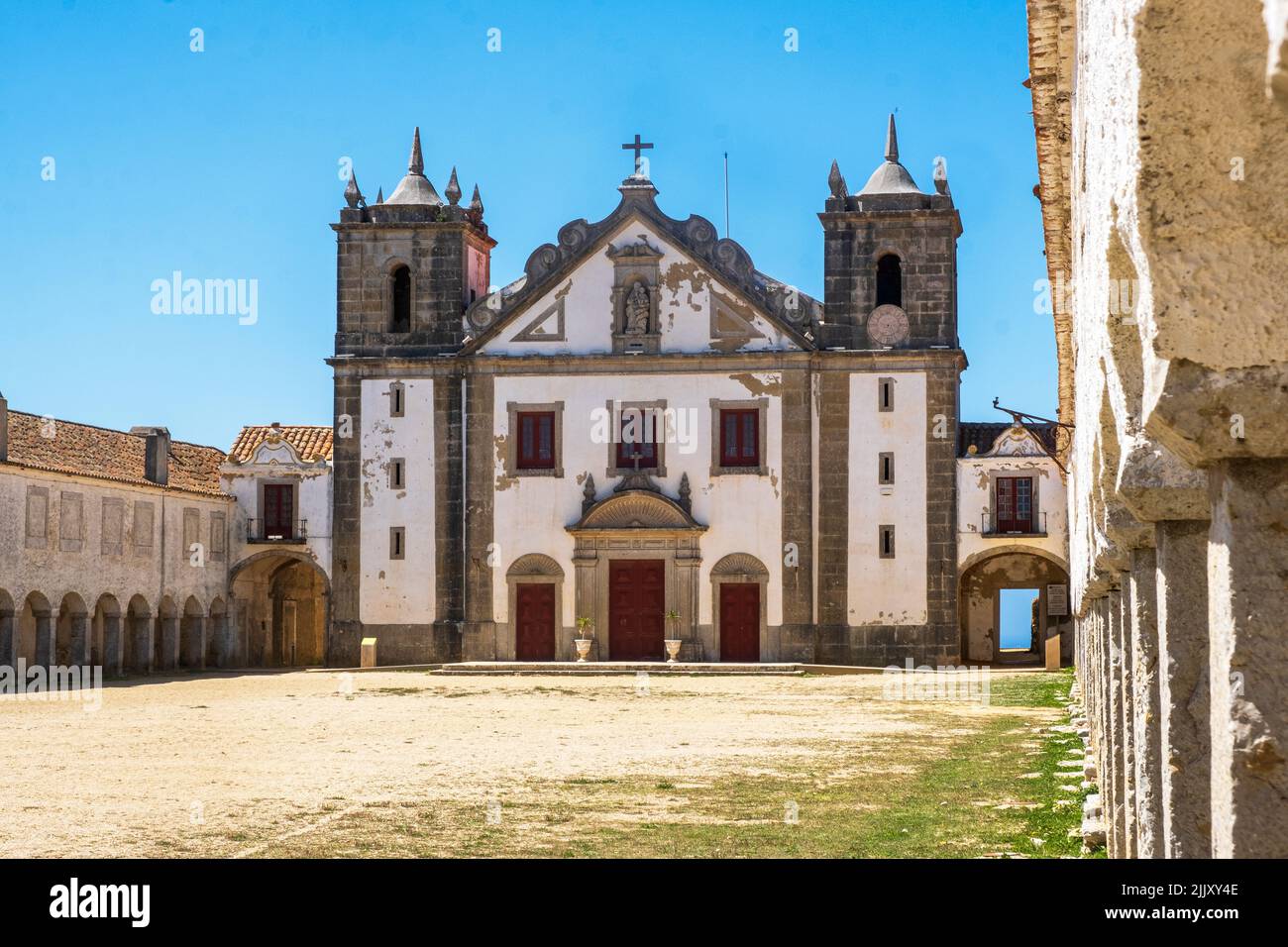 Santuario de Nossa Senhora Cabo Espichel, Portugal Stockfoto