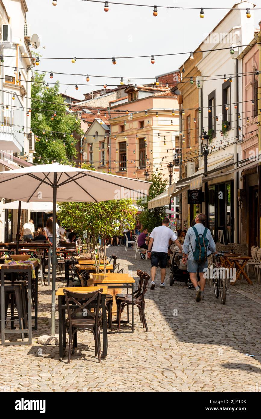 Kapana lebendiges Kunstviertel in Plovdiv, Bulgarien, Osteuropa, Balkan, EU Stockfoto