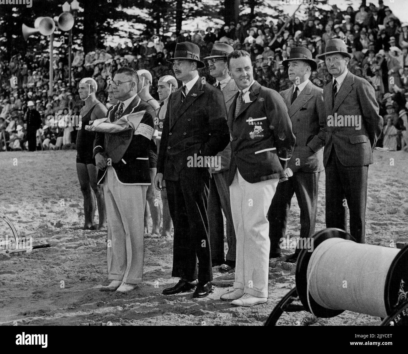Duke at Manly. 01. Januar 1934. Stockfoto