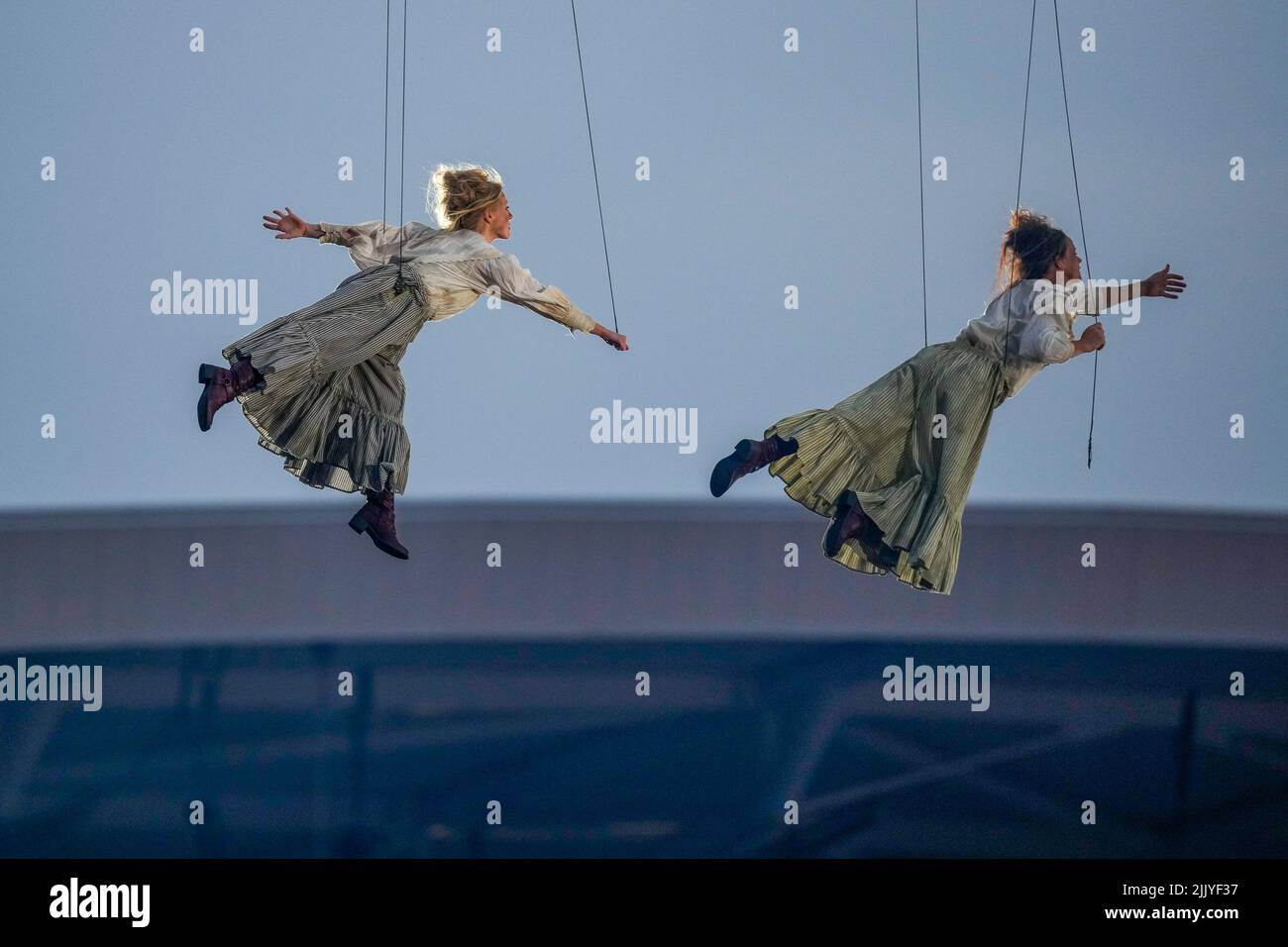 Birmingham, Großbritannien. 24.. Juli 2022. Die Eröffnungsfeier der Commonwealth Games 2022 im Alexander Stadium, Birmingham, England am 28. Juli 2022. Foto von David Horn. Quelle: Prime Media Images/Alamy Live News Stockfoto