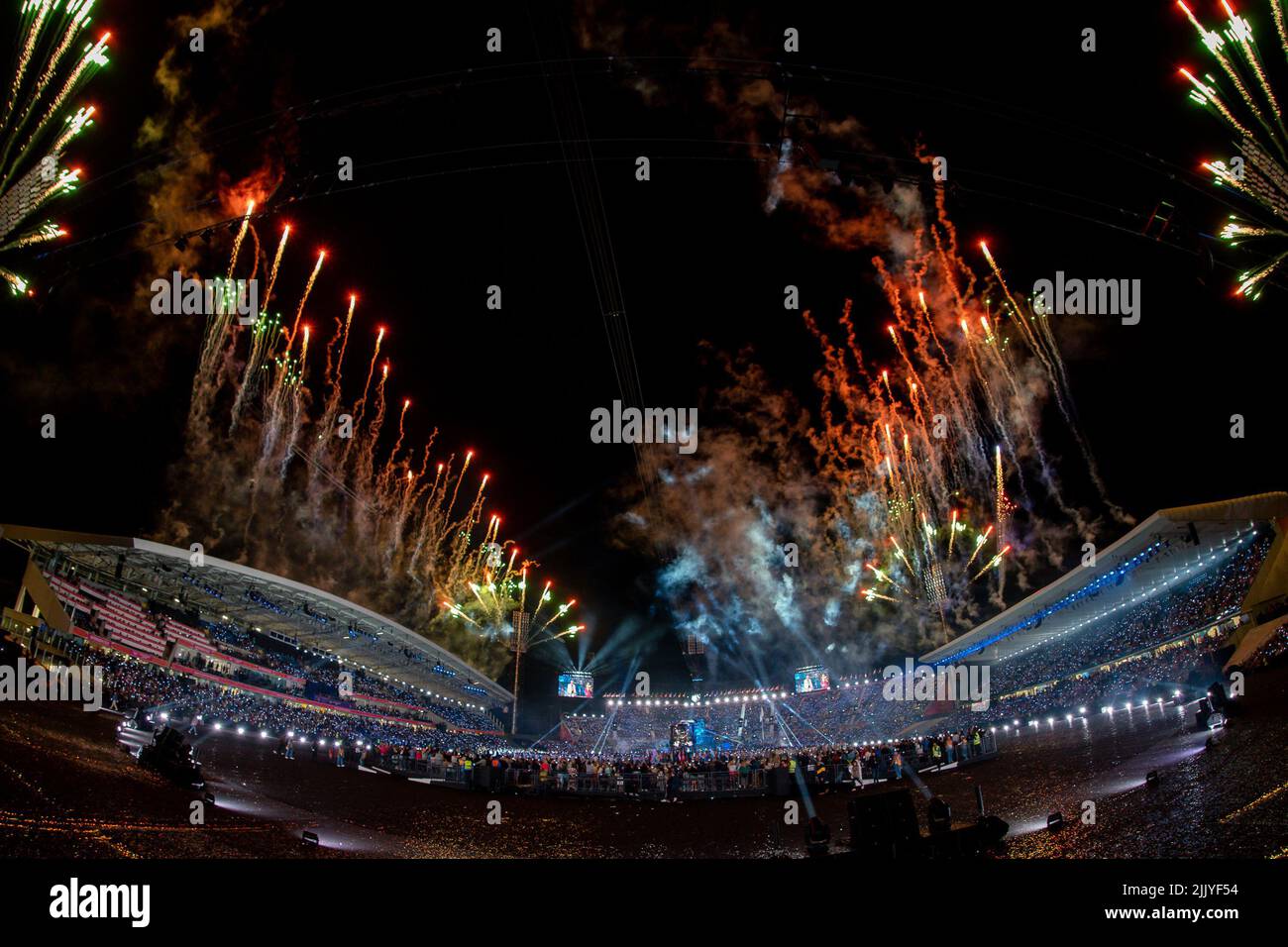 Birmingham, Großbritannien. 24.. Juli 2022. Die Eröffnungsfeier der Commonwealth Games 2022 im Alexander Stadium, Birmingham, England am 28. Juli 2022. Foto von David Horn. Quelle: Prime Media Images/Alamy Live News Stockfoto