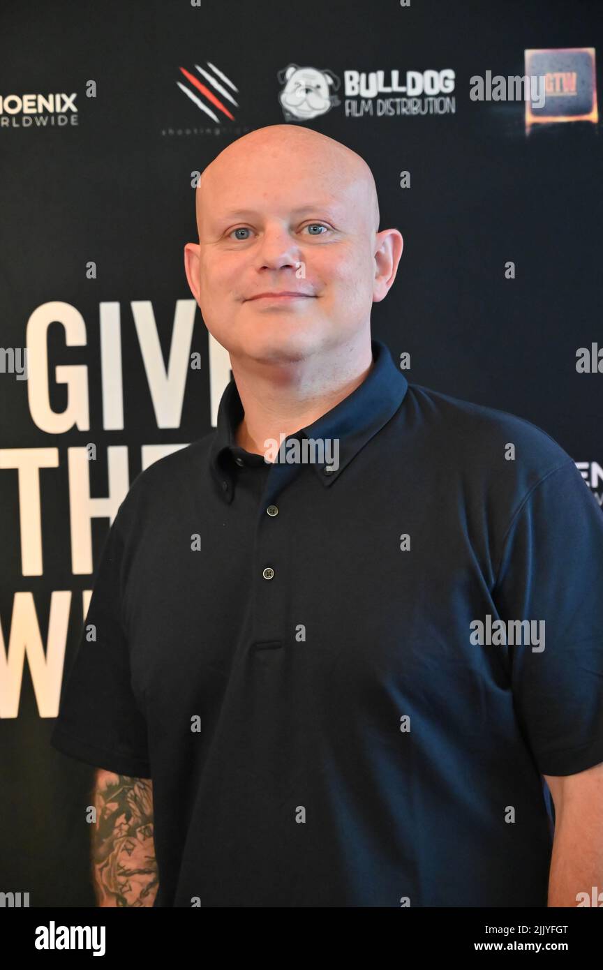 London, Großbritannien. 28.. Juli 2022. Martin Renney nimmt an den Filmpremieren „GIVE THEM WINGS“ auf dem Leicester Square Teil, bevor er am 1.. August in London, Großbritannien, veröffentlicht wird. - 28. Juli 2022. Quelle: Siehe Li/Picture Capital/Alamy Live News Stockfoto