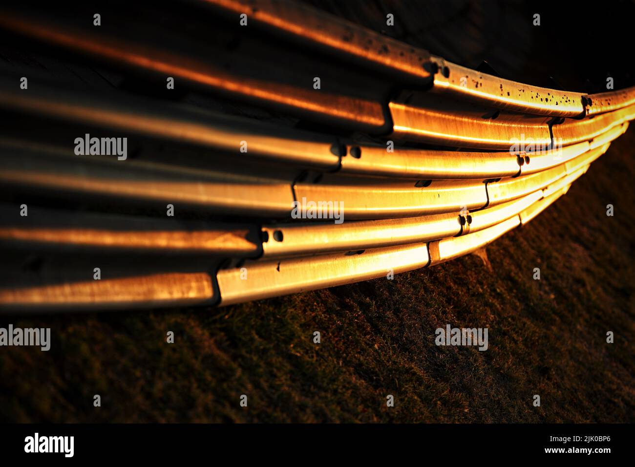 Budapest, Ungarn. 28.. Juli 2022. Rundgangatmosphäre - Sonnenuntergang. Großer Preis von Ungarn, Donnerstag, 28.. Juli 2022. Budapest, Ungarn. Quelle: James Moy/Alamy Live News Stockfoto