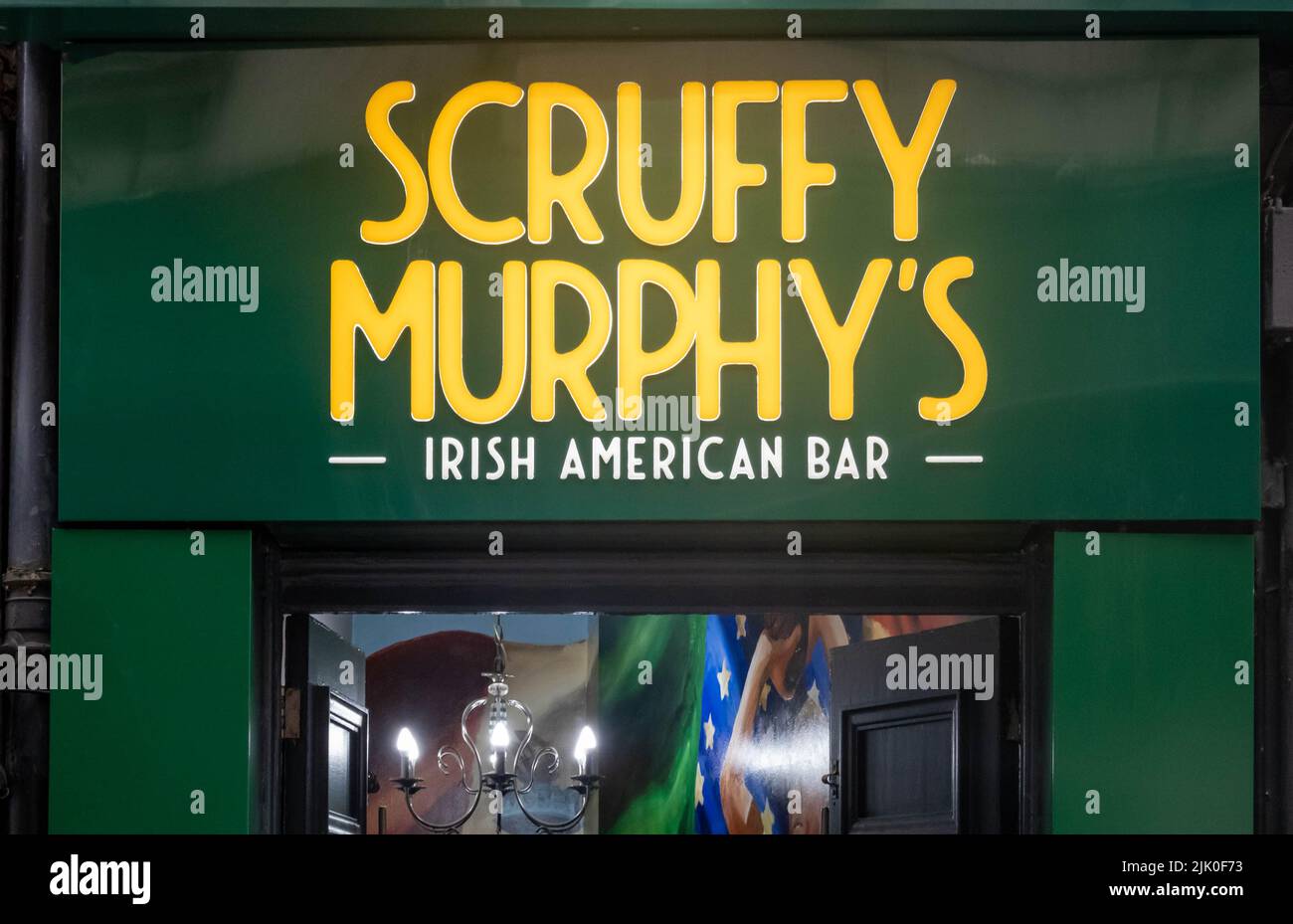 Scruffy Murphy's Irish American Bar in Liverpool Stockfoto