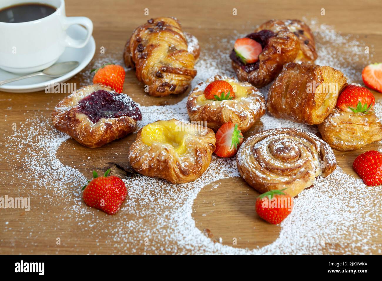 Frisches Gebäck Stockfoto
