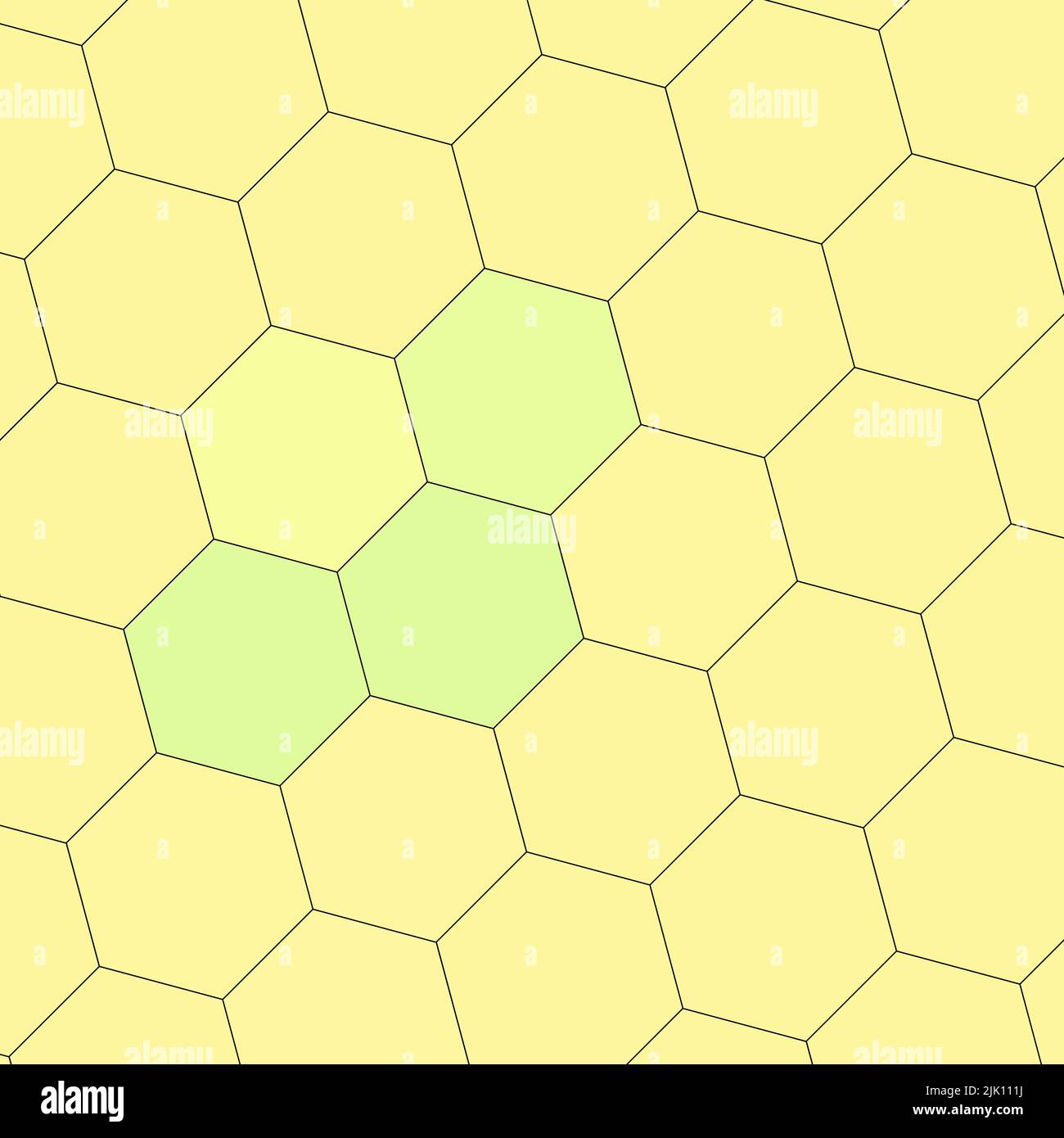 Geometrie Hexagon Wand Textur Hintergrund mehrfarbige Wabenmuster Tapete Stockfoto