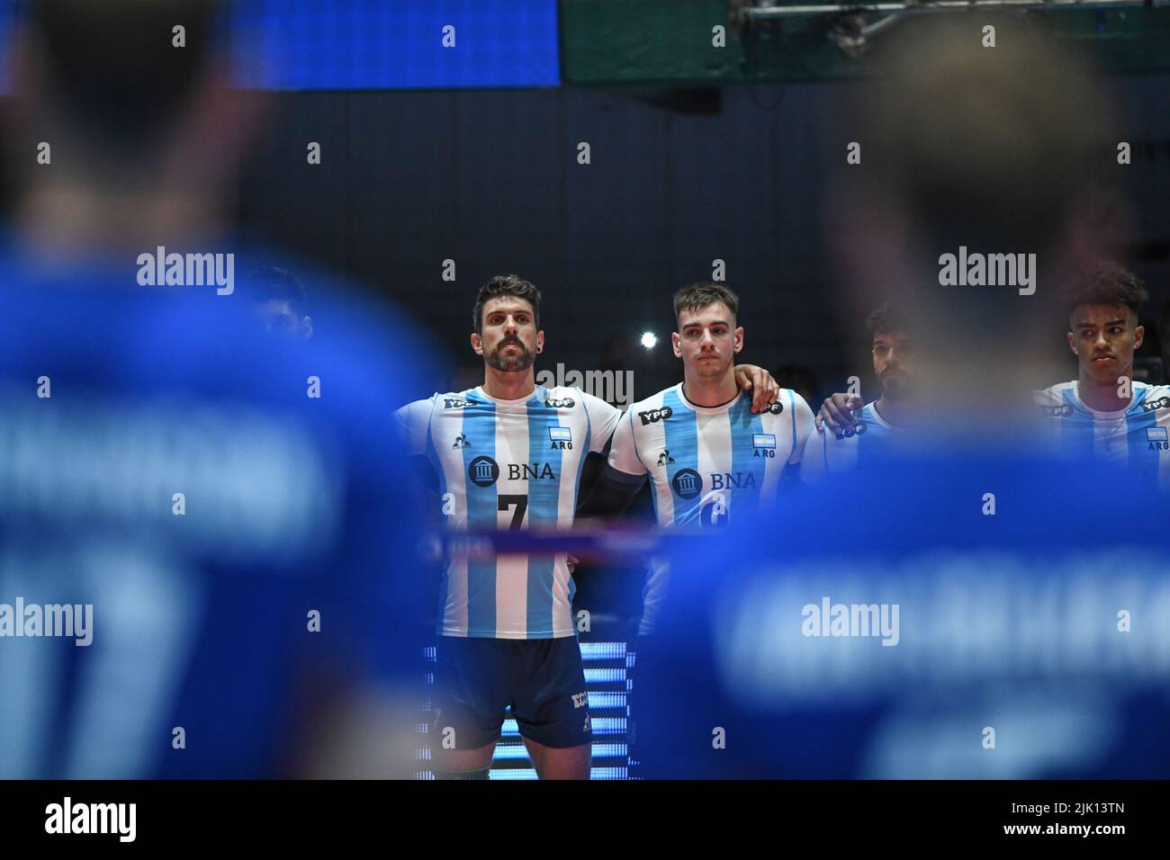 Faundo Conte, Argentinische Volleyballnationalmannschaft Stockfoto