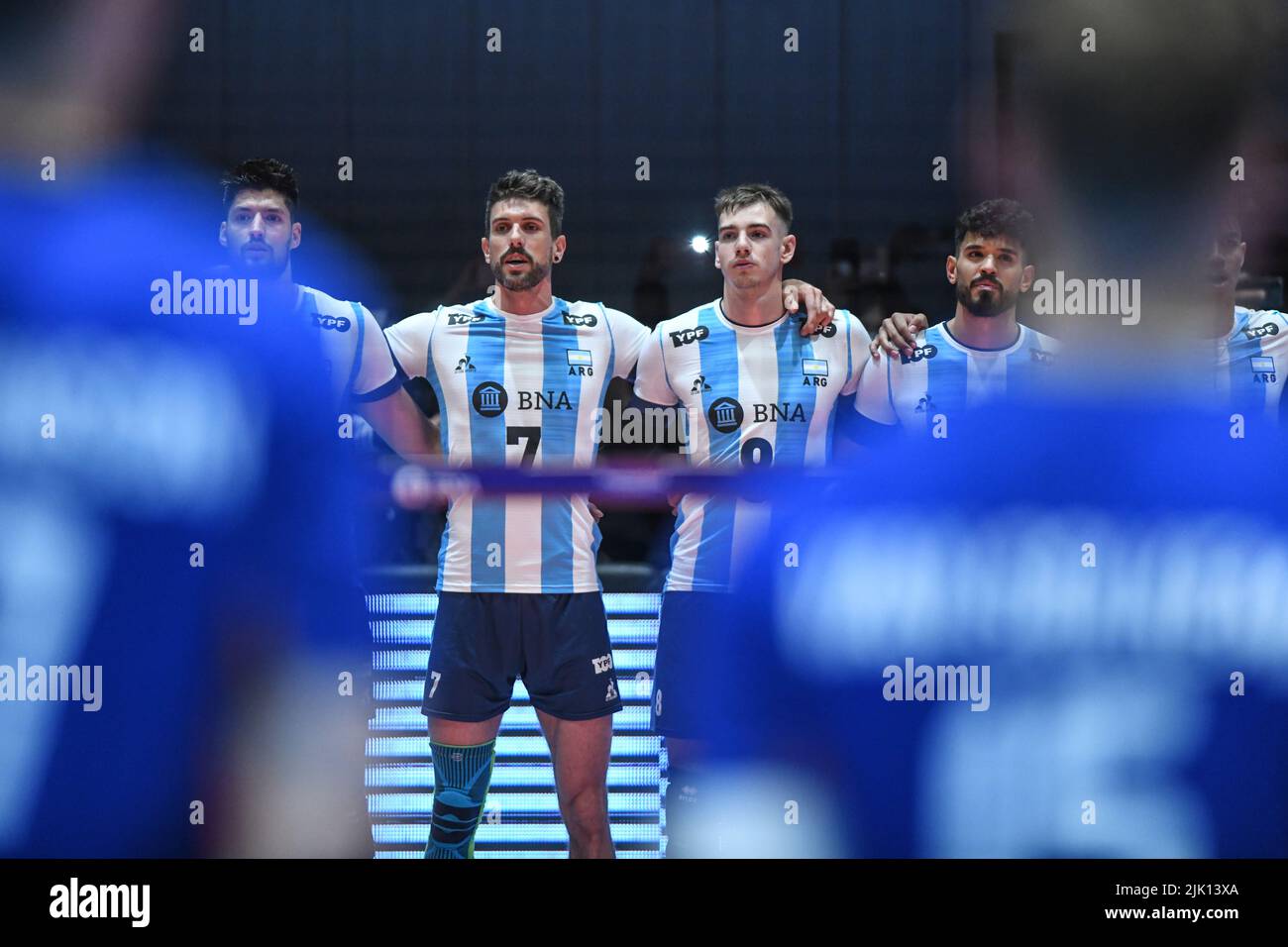 Faundo Conte, Argentinische Volleyballnationalmannschaft Stockfoto