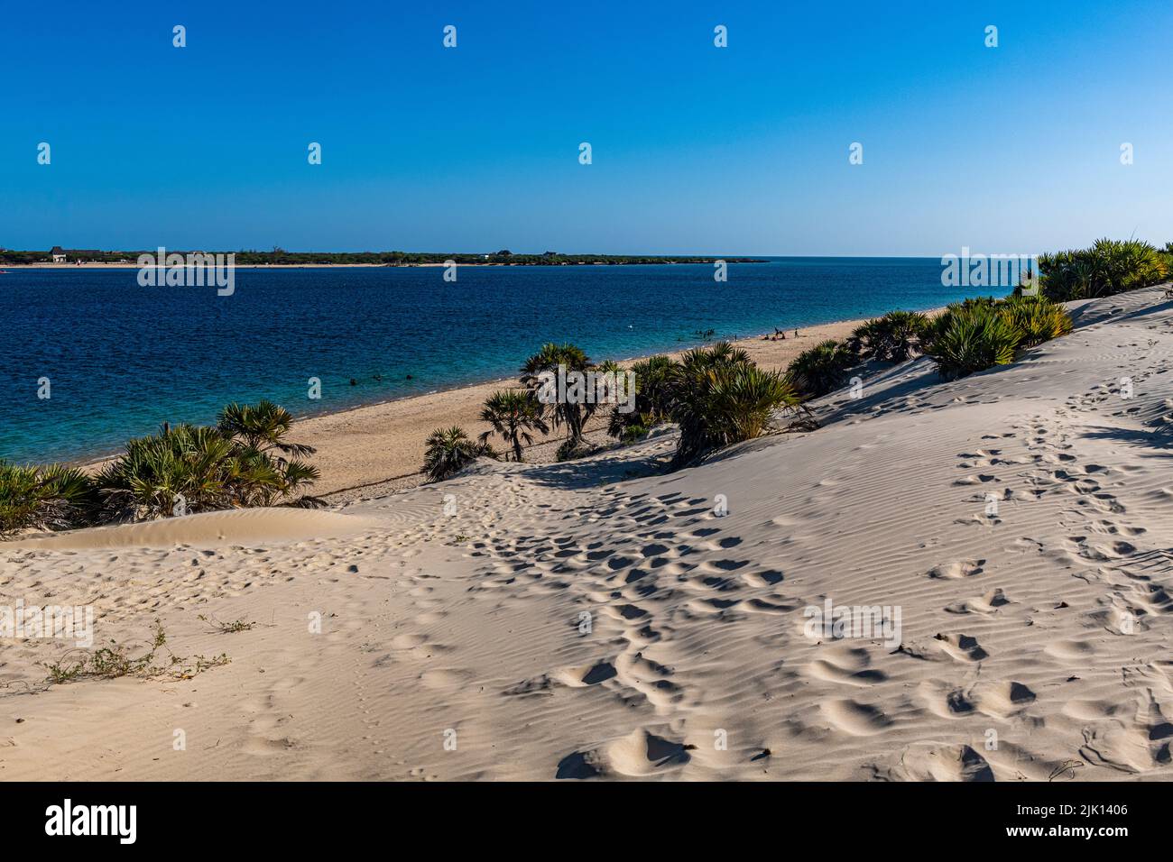Shela Beach, Insel Lamu, Kenia Stockfoto